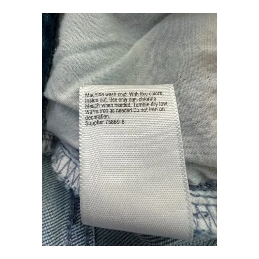 A.N.A Light Wash Two-Tone Raw Hem Jeggings – Size 12 - Picture 7 of 7